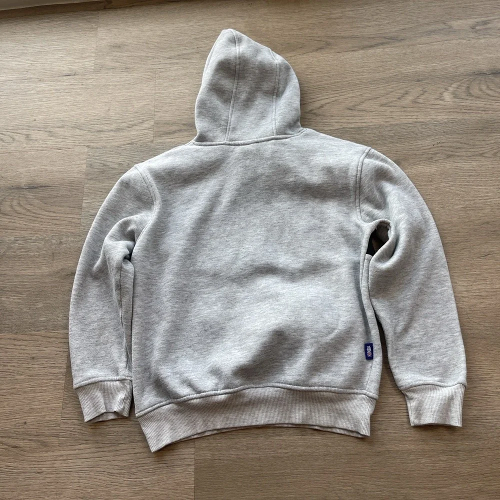 NBA Gray and Black Pullover Hoodie Youth  Size 10-12 Young